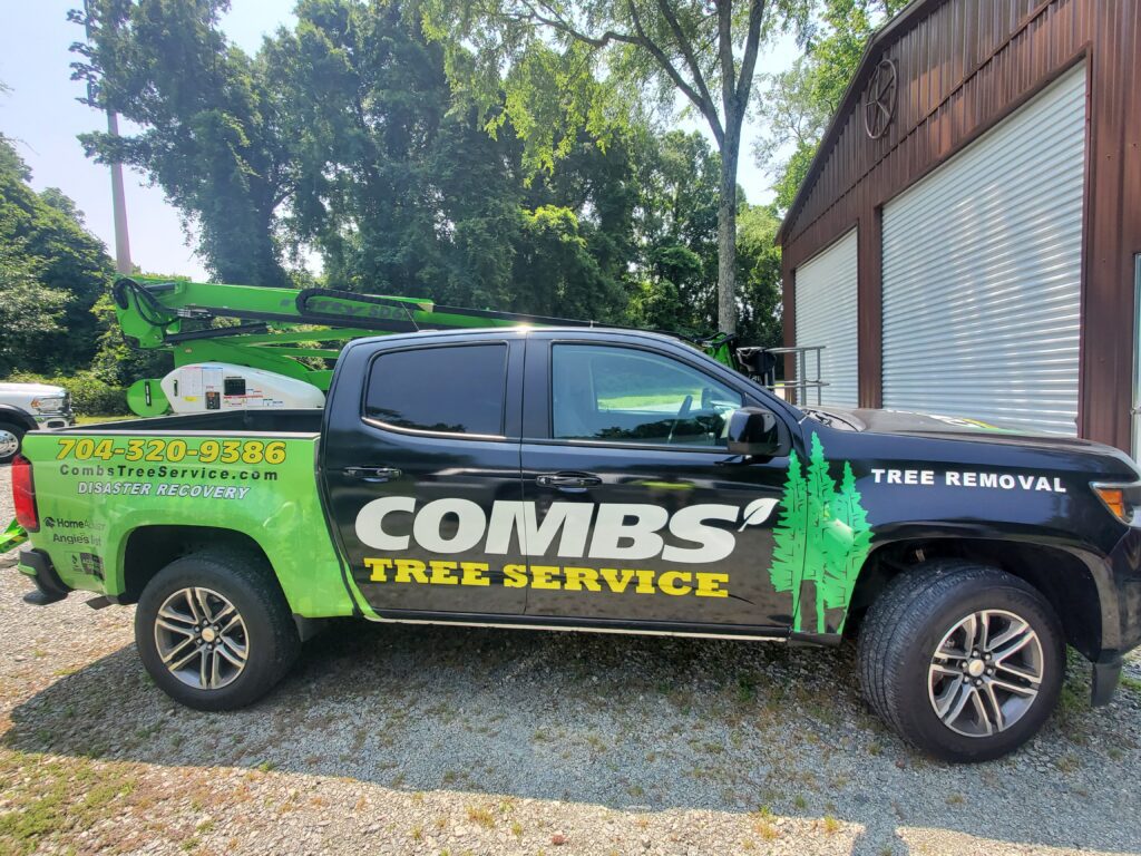 combs tree service truck.